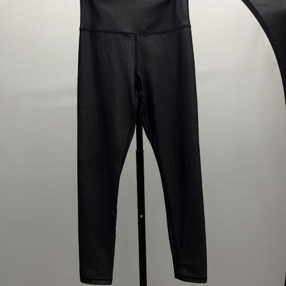 Zyia Active Black Sheen Leggings - Picture 1 of 4